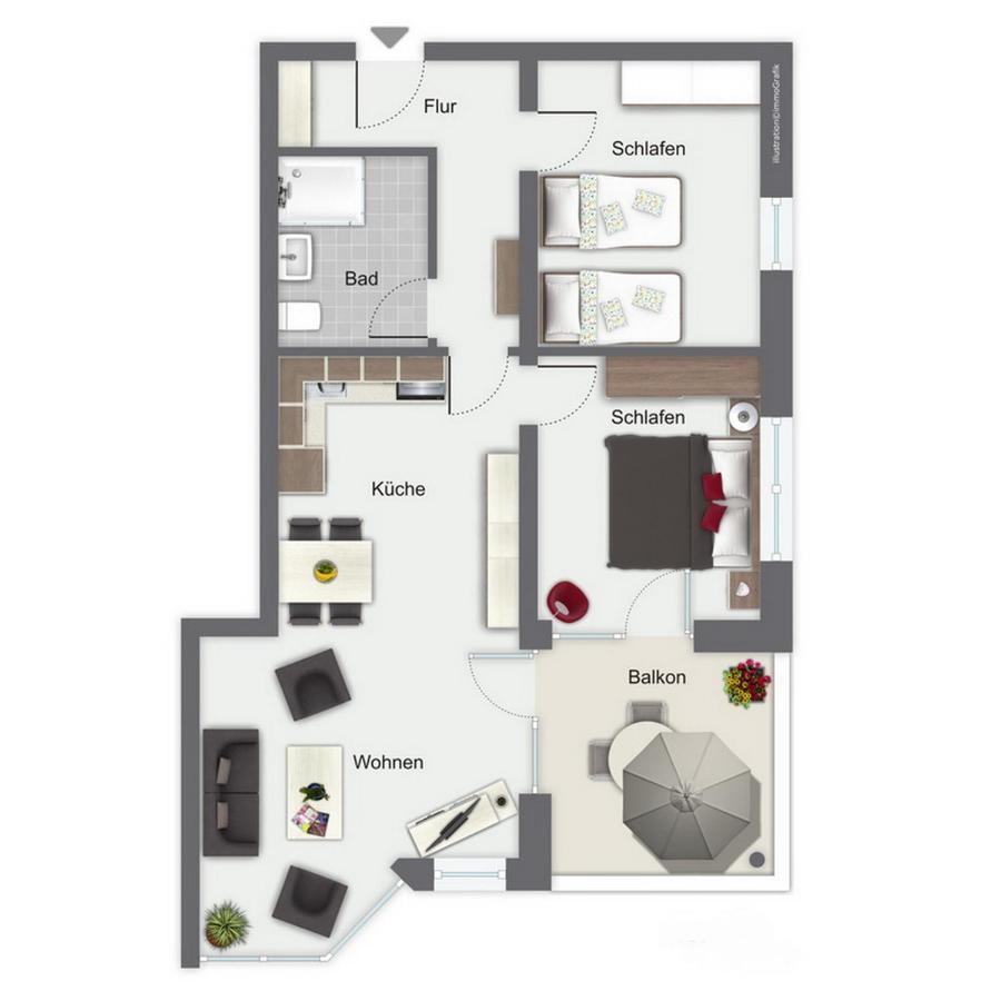 Duenenblick Wohnung 10 Больтенгаген Екстер'єр фото